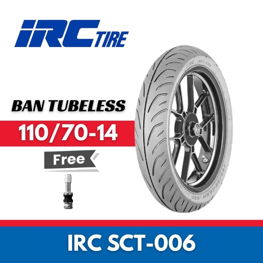 Ban Motor IRC Ring 14 IRC SCT-006  110/70-14 Tubeless