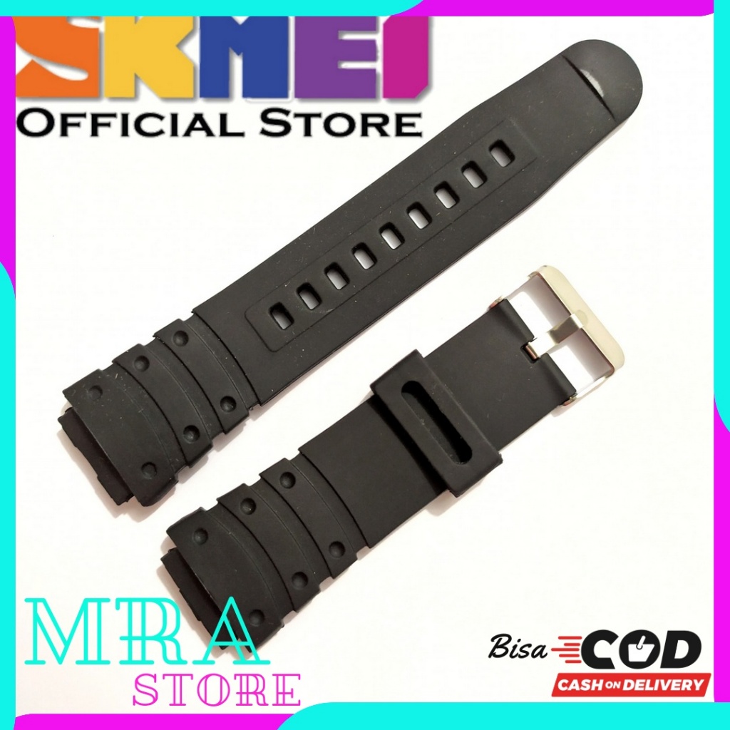 Strap Tali Jam Tangan Skmei 1068 Skmei DG 1068 Skmei Sport Dg1068 Hitam