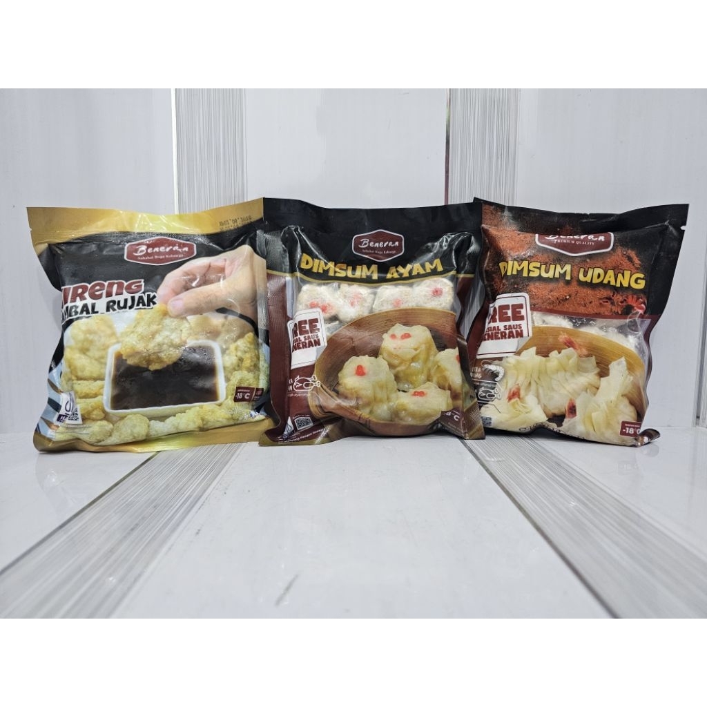 

Beneran Dimsum Ayam Udang 250g | Cireng 380g