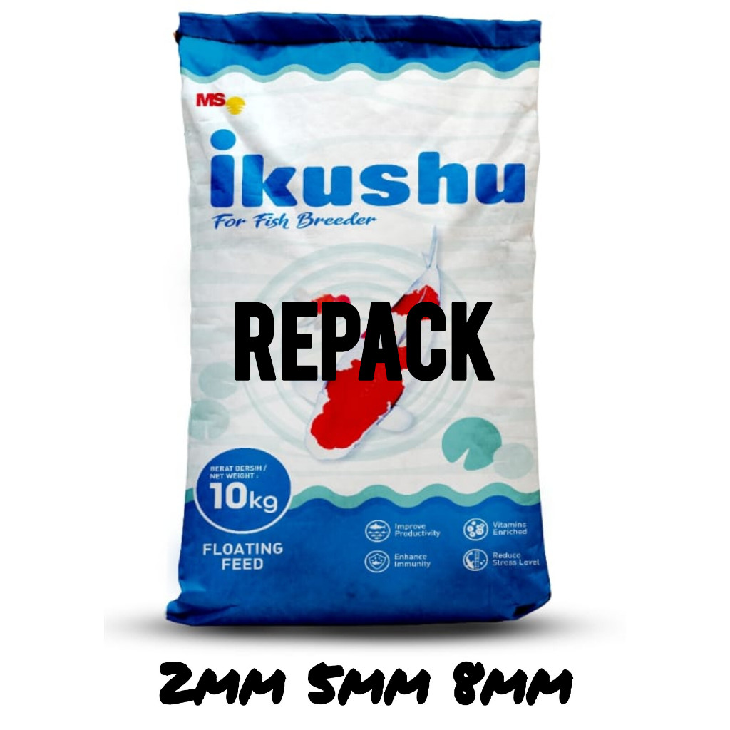 IKUSHU 1kg / REPACK / ikushu pakan koi