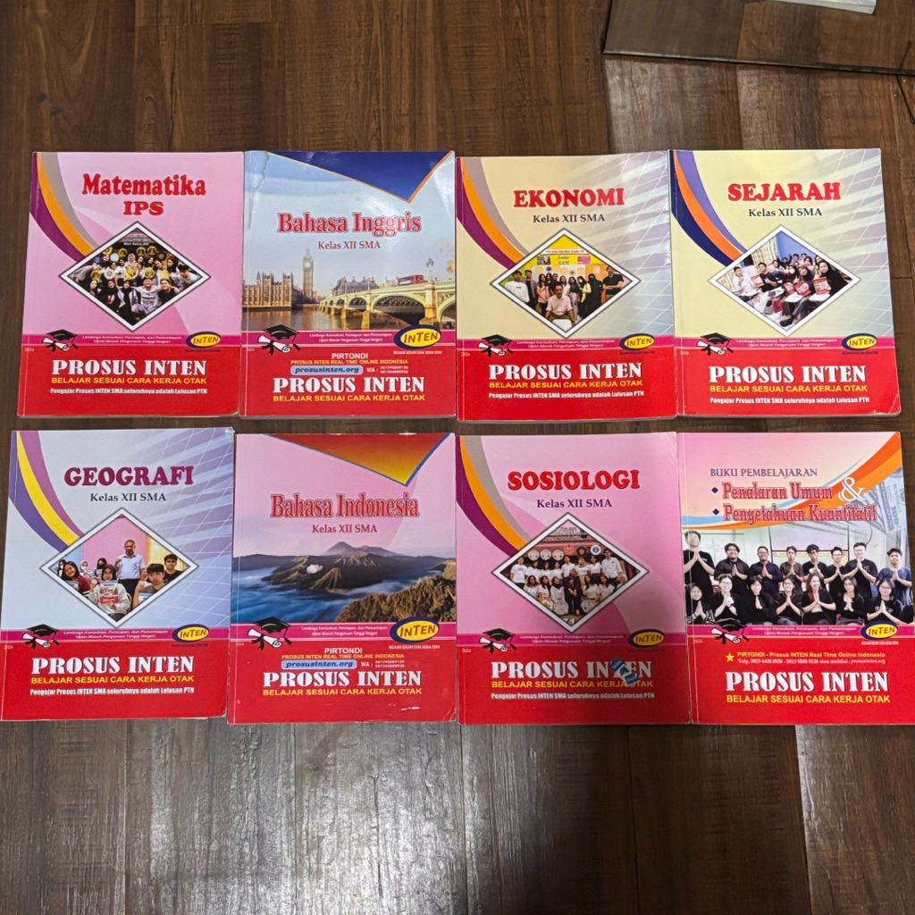 preloved buku soshum & utbk inten