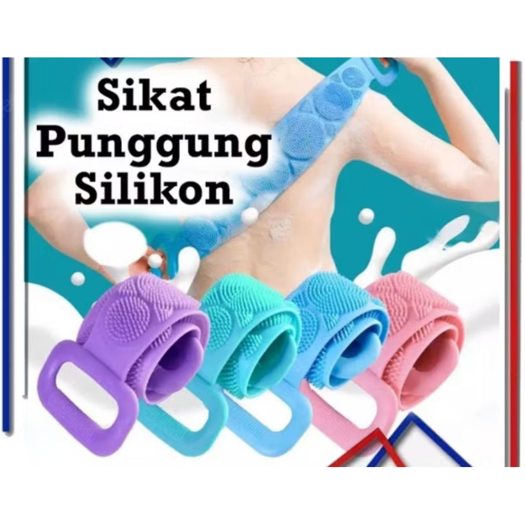Sikat punggung silicone