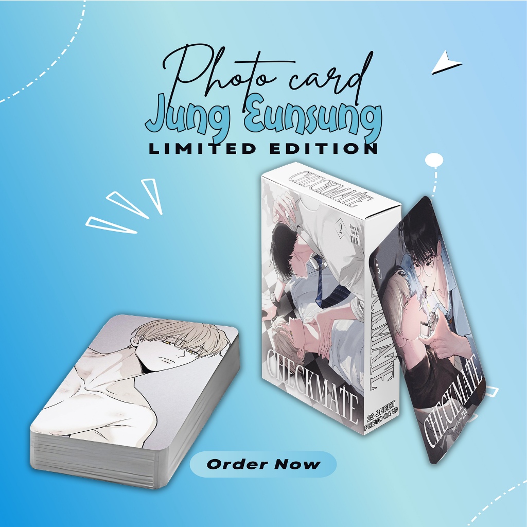 PHOTOCARD SET JUNG EUNSUNG MANHWA CHECKMATE PREMIUM FREE BOX