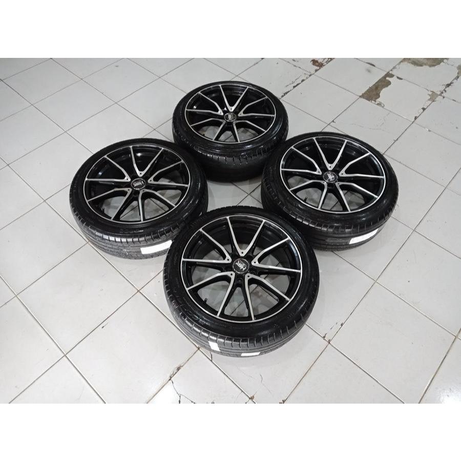 VELG MOBIL SECOND MURAH ROSTOCK R19 PCD 5X112 UNTUK MERCY VW AUDI