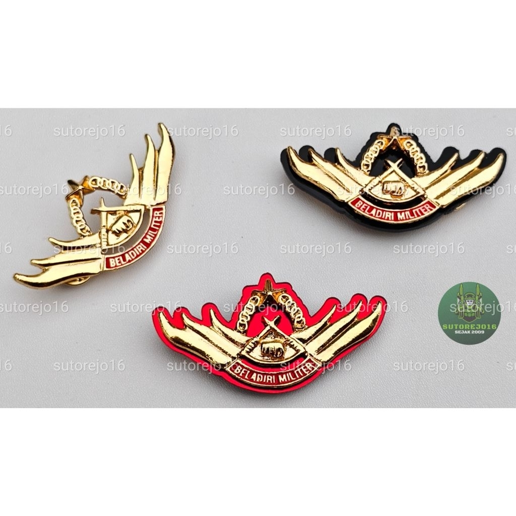 brivet brevet brefet wings pdh pdu tni bdm bela diri militer latar mika akrilik mirror