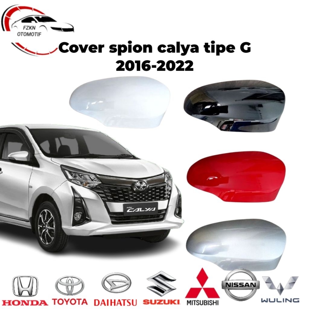 cover spion calya kanan kiri tutup cover spion calya tipe G 2016 2017 2018 2019 2020 2021 2022