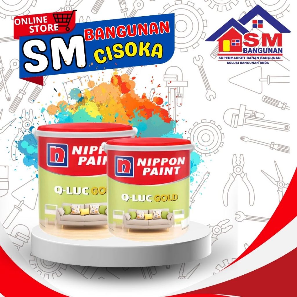 CAT TEMBOK NIPPON PAINT QLUC GOLD