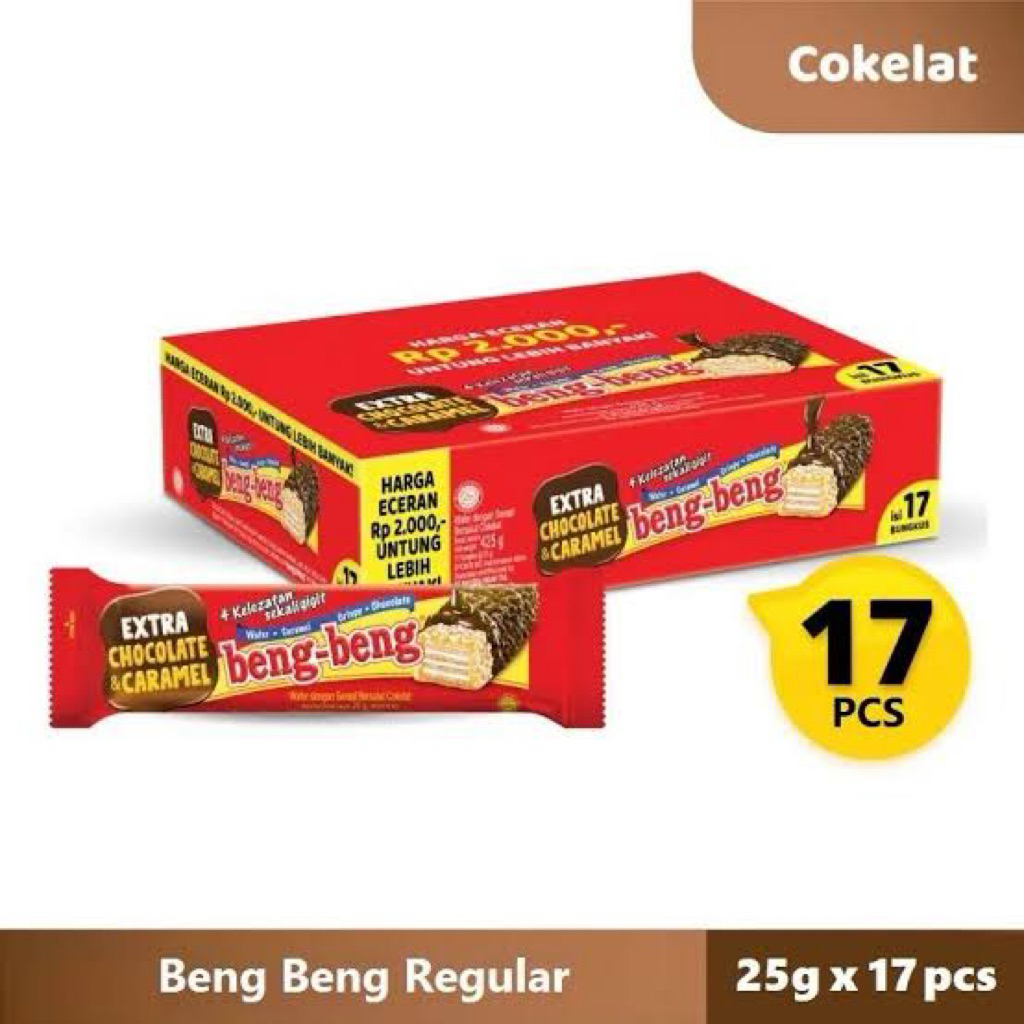 

Beng Beng Wafer Coklat 25gr 17pcs