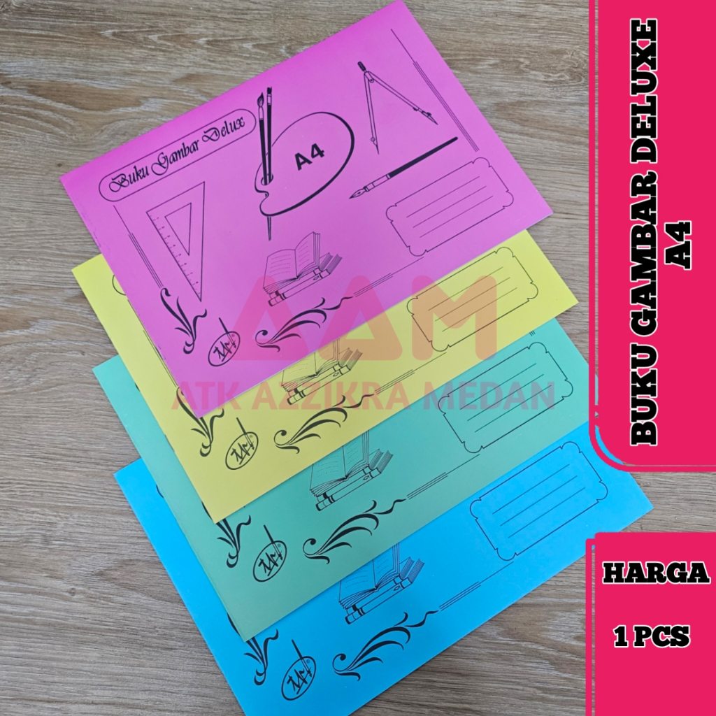 

Buku Gambar Deluxe A4 Warna Warni