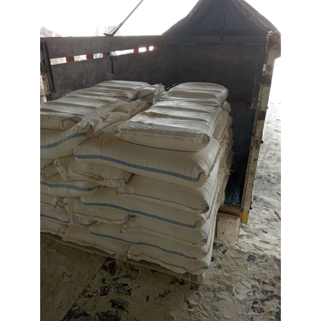 Calsium carbonet mesh200 Caco3 untuk bangunan/pakan ayam/pakan sapi/pupuk. per1kg