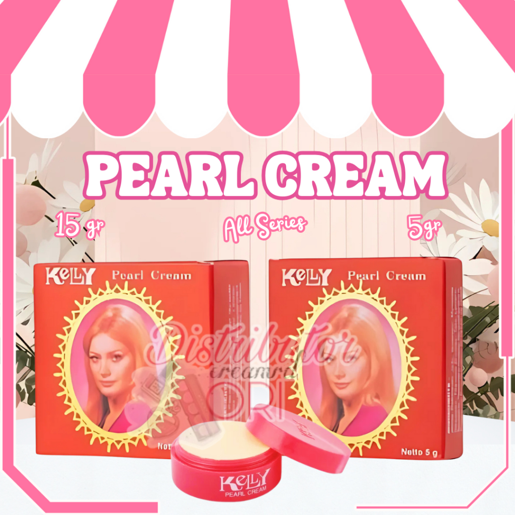 Kelly Pearl Cream Krim Wajah - 5gr | 15gr | distributor cream ori