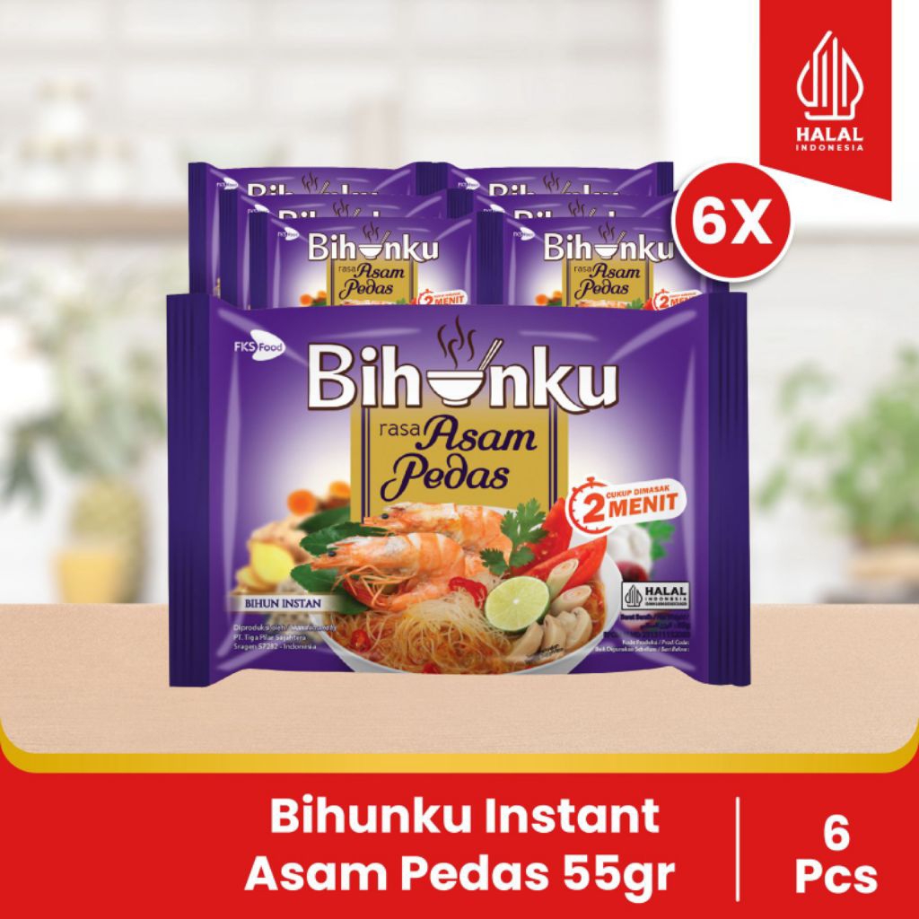 

Paket Bundling - Bihunku Asam Pedas - 55gr - 6pcs
