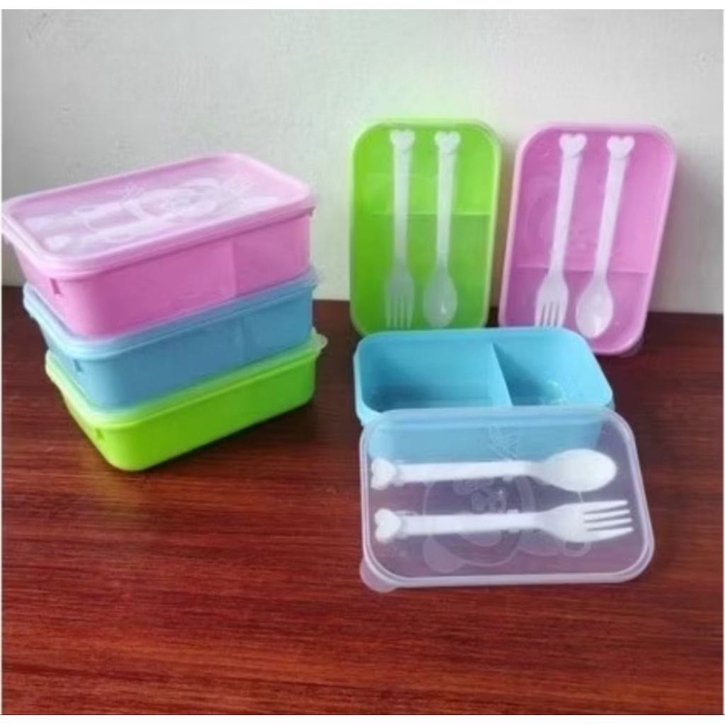 Lunch box panda small ( kecil ) 1 buah kotak makan panda kecil / kotak makan / lunch box