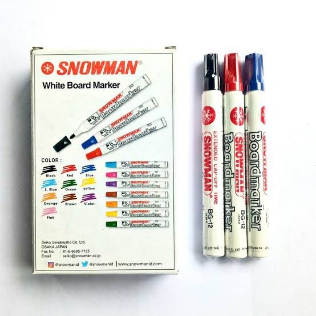 

SPIDOL Snowman White Board BG-12