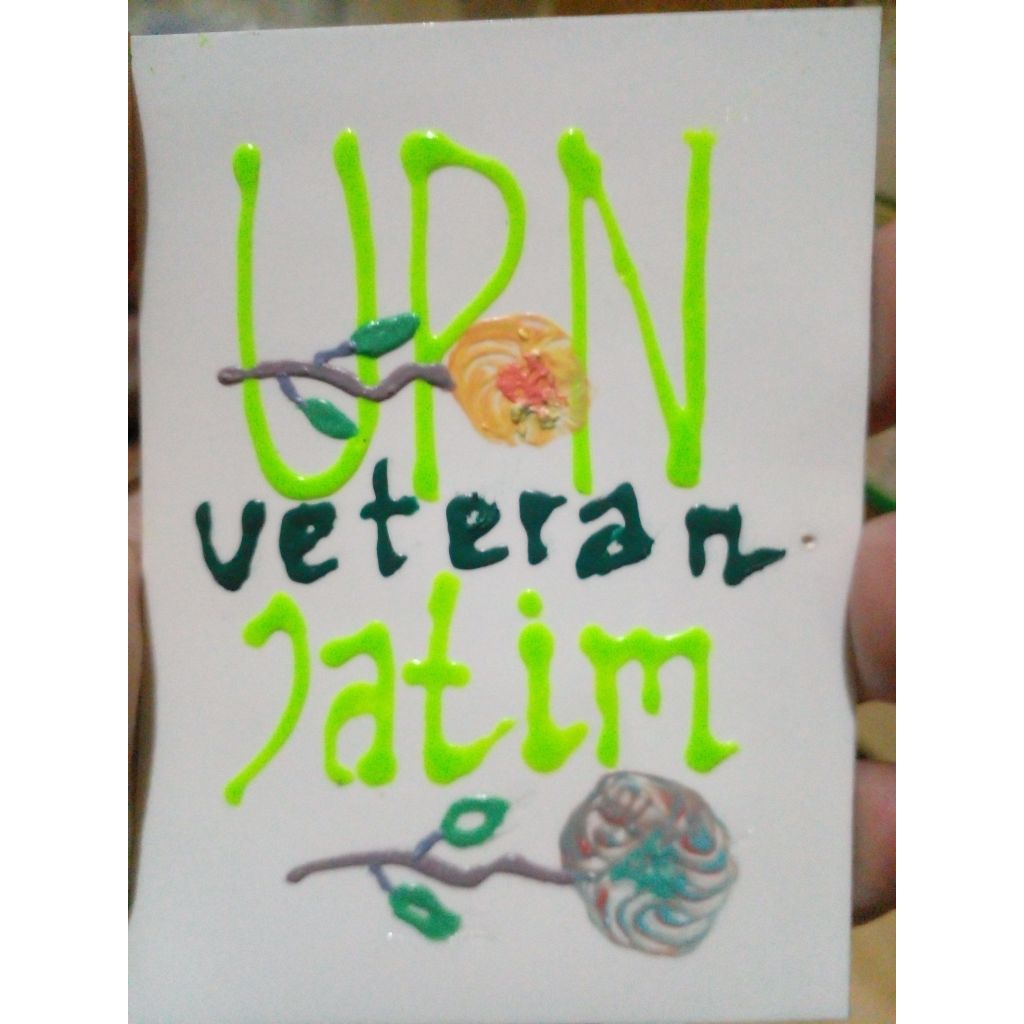 

British Sticker Timbul : UPN "Veteran" Jatim