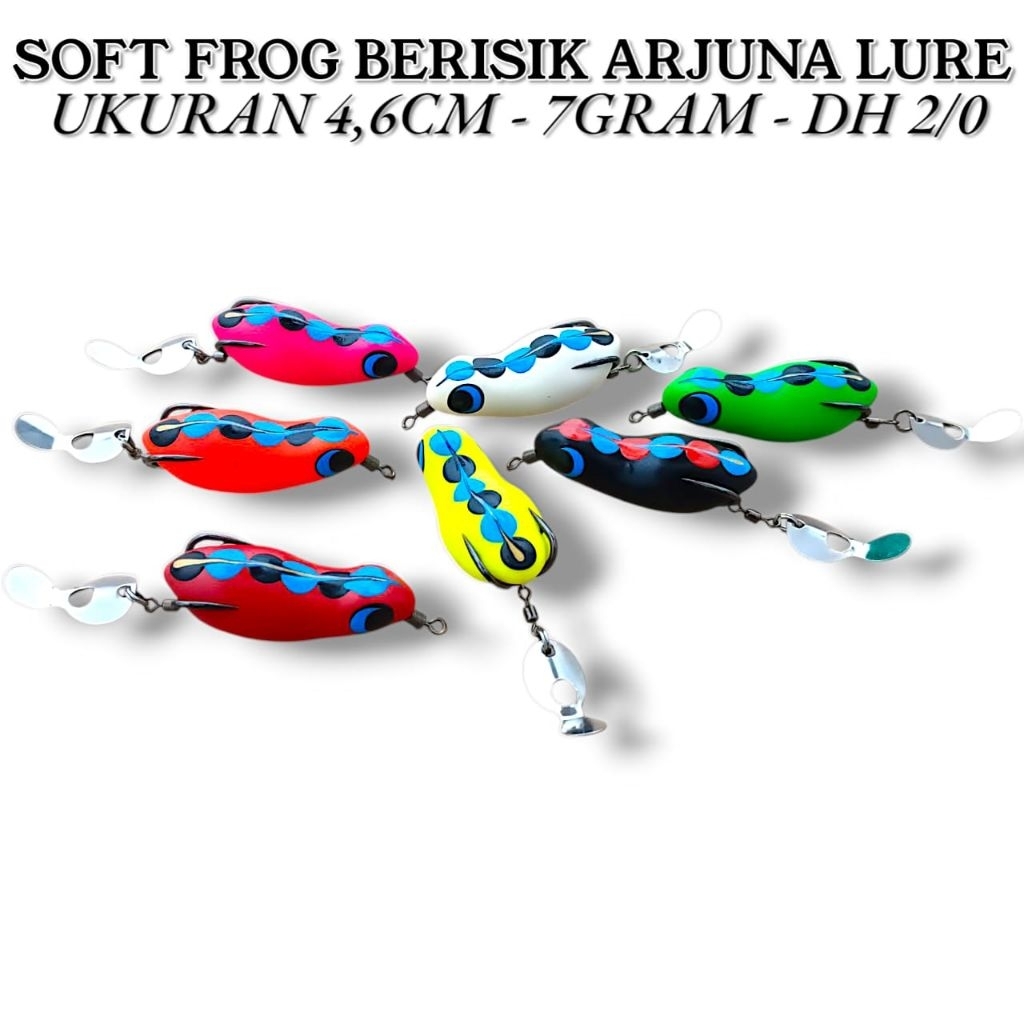 SOFT FROG BERISIK ARJUNA LURE UKURAN4,6CM