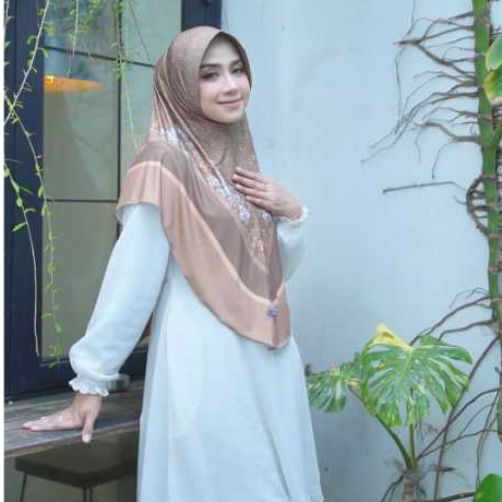 Hijab Bergo Motif Premium STANDAR hijab murah Bergo Instan Motif Printing Syar'i Muslim Wanita Syari