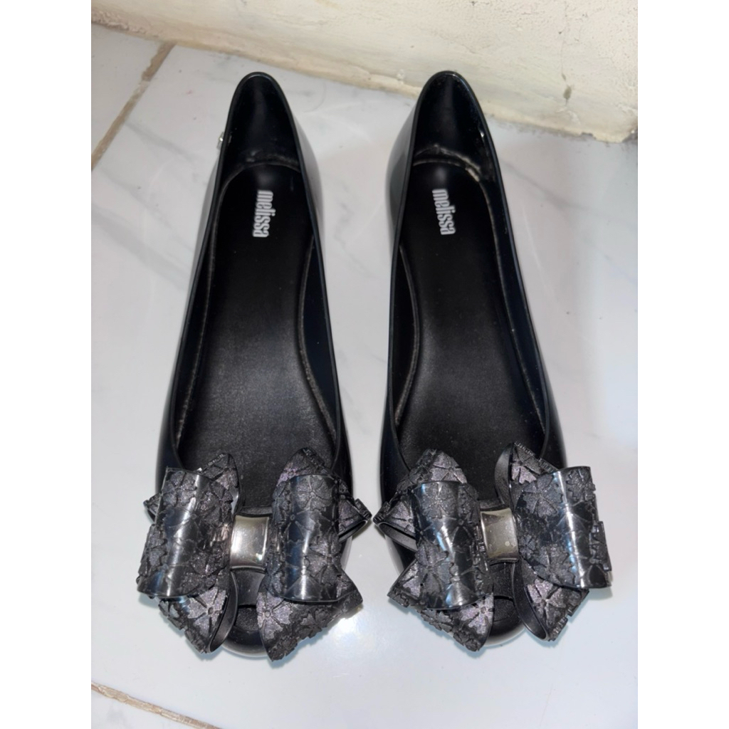 PRELOVED MELISSA SHOES ORI NEGO