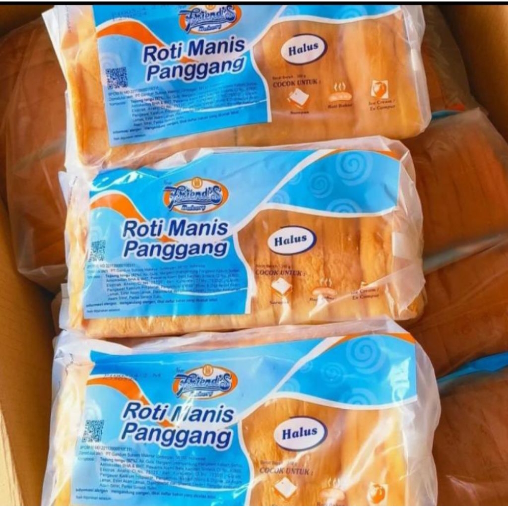 

Roti Tawar manis isi 15 Slice