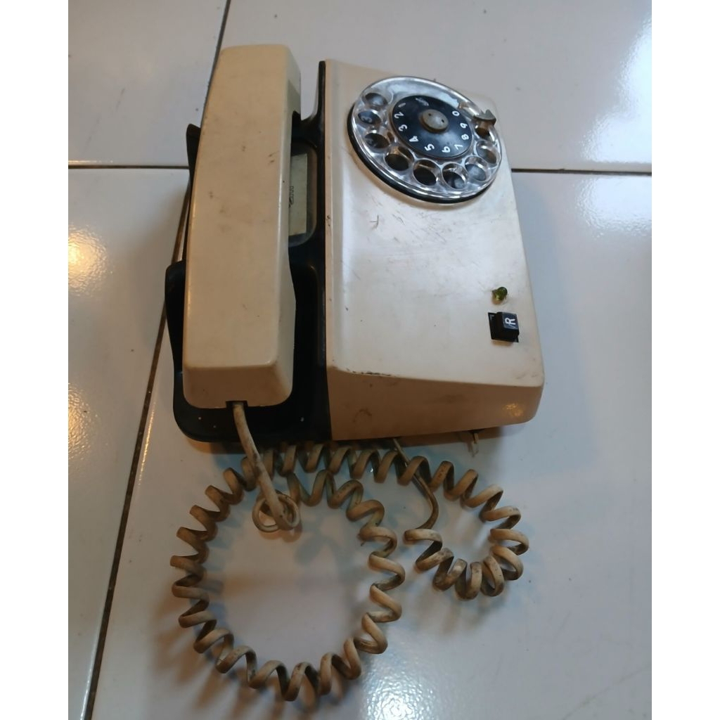 TELEPON PUTAR KOTAK JADUL CREAM