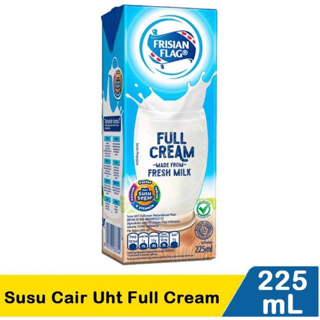 

Frisian Flag Susu Cair Uht Full Cream 225ml