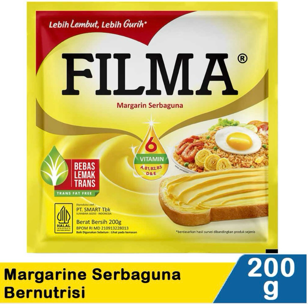 

Filma Margarine Bernutrisi 200g