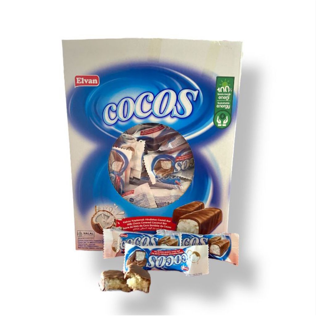 

Chocolate Coconut 250gr | Coklat Elvan Cocos Kelapa | Coklat Kelapa {Halal} Cokelat Cemilan Manis Snack Food