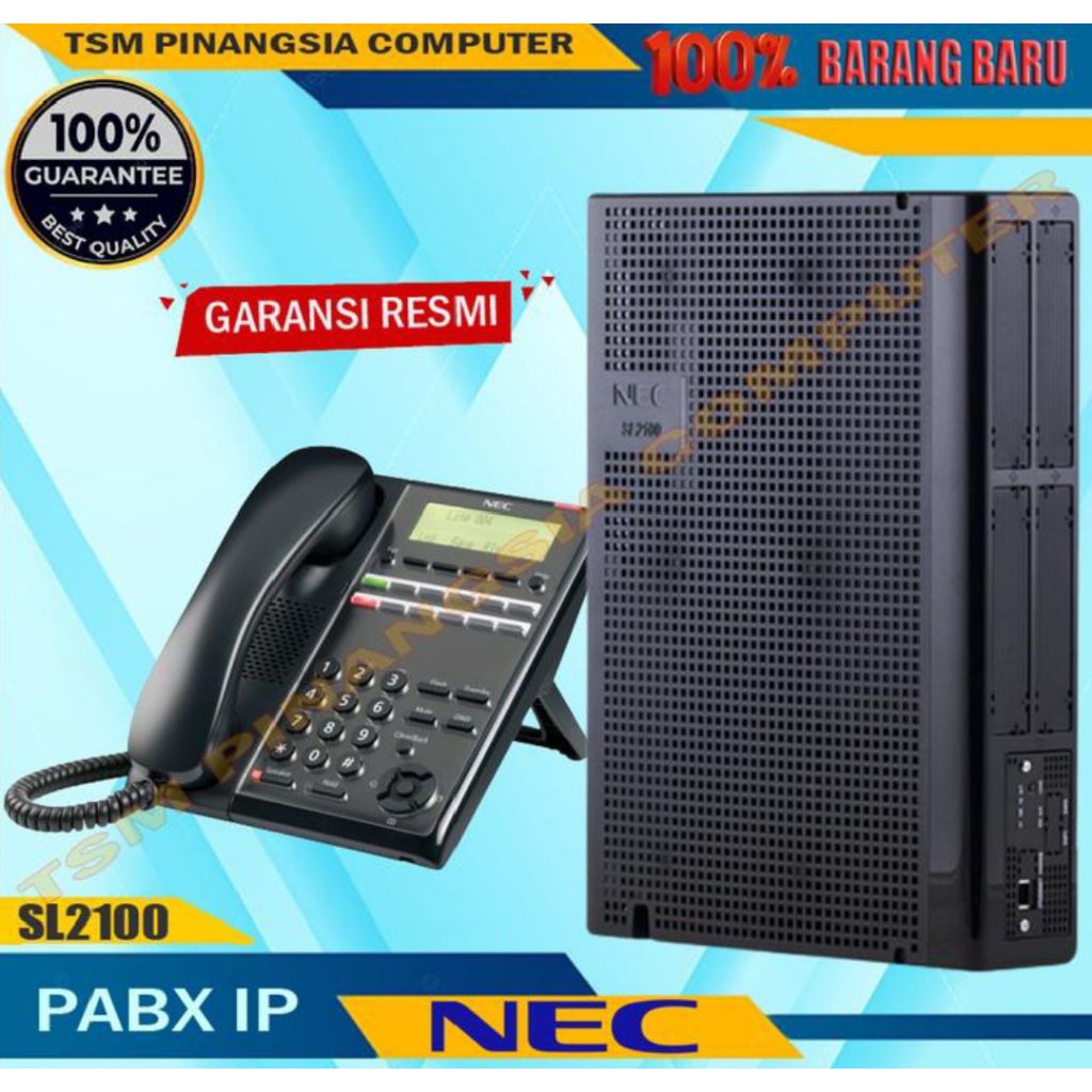 PABX NEC SL2100 ( 6 LINE 16 EXTENSION ) PABX IP NEC SL-2100
