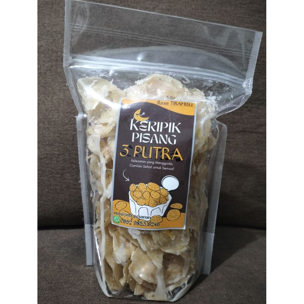 

kripik pisang 3 putra tiramisu