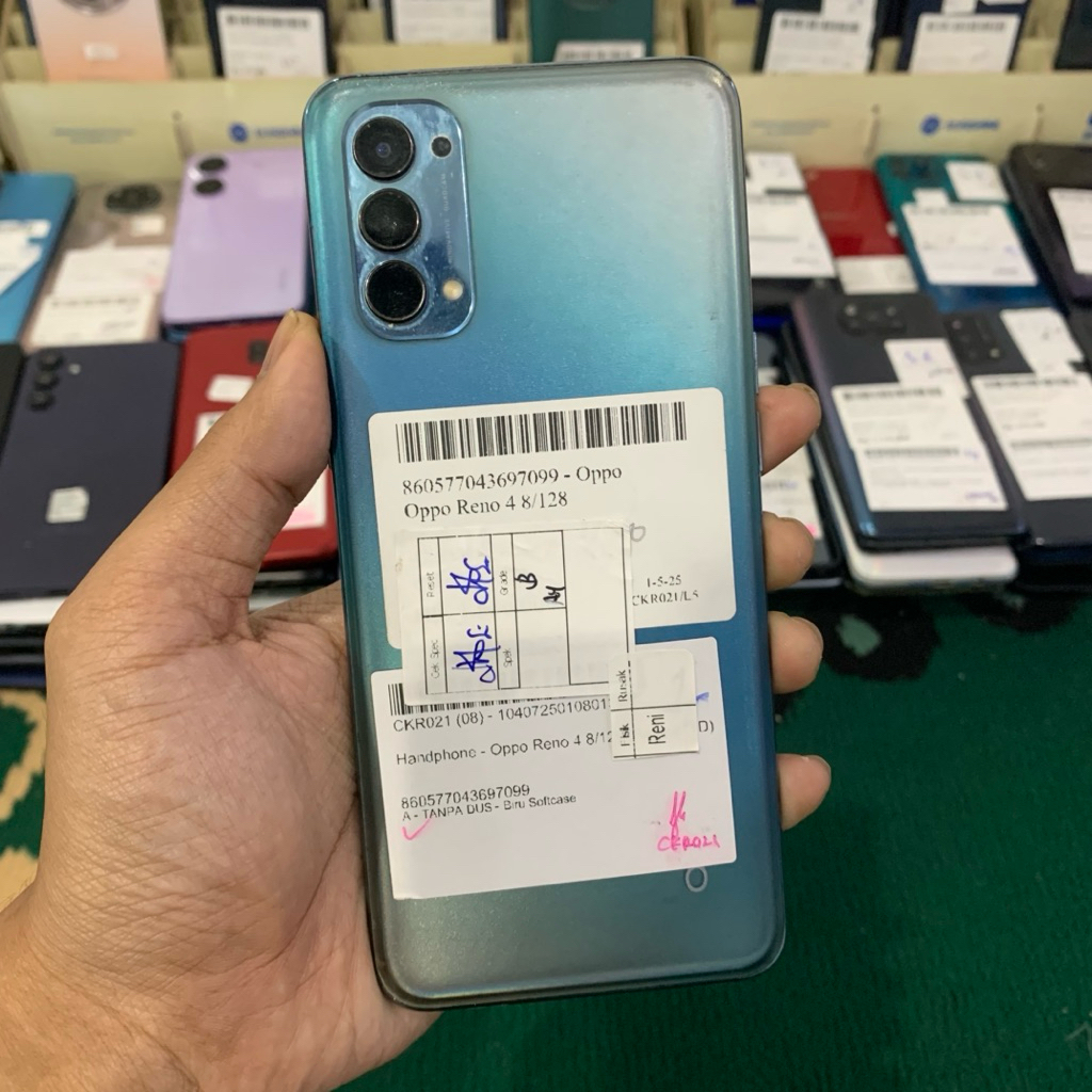 OPPO RENO 4 8/128 NORMAL ORIGINAL | HP SECOND MURAH BERGARANSI
