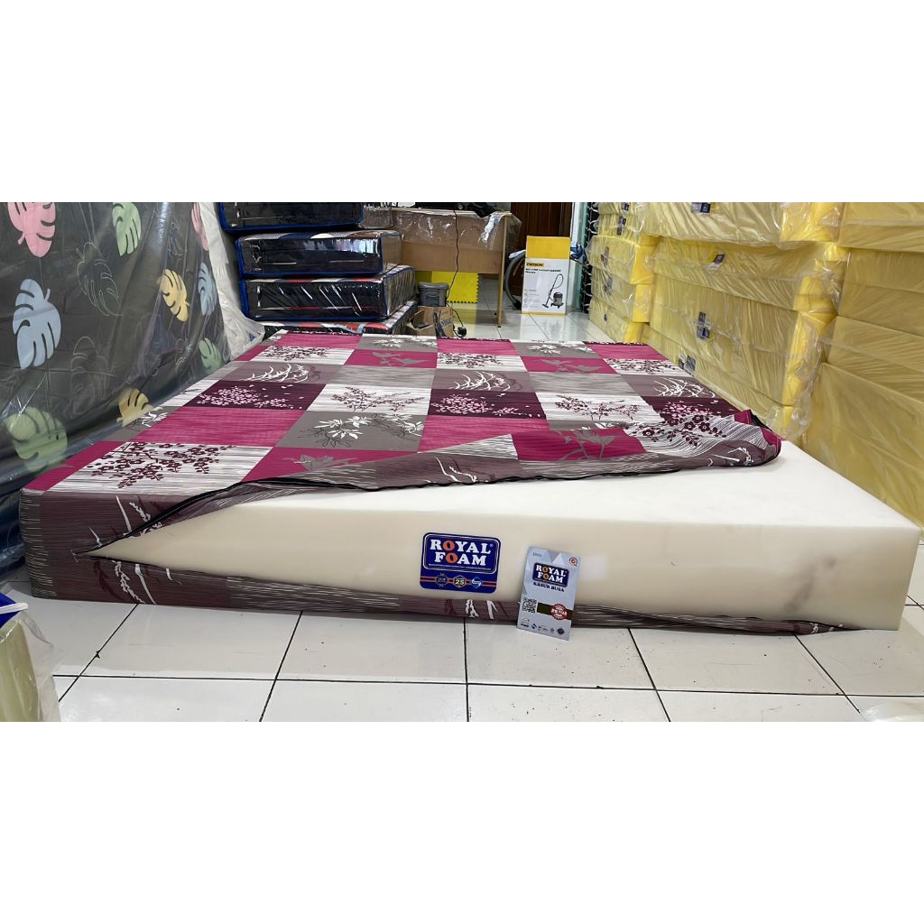 Kasur Busa Royal Foam D30 Density 30 White  ORIGINAL Garansi 25Tahun