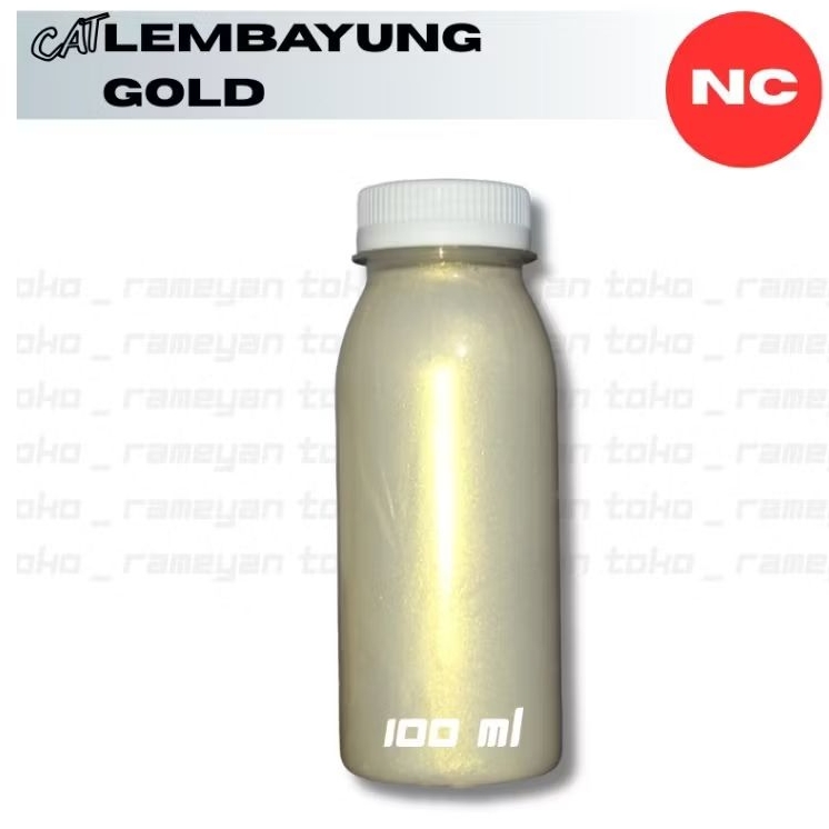 Cat Lembayung Gold NC 100ml, Pearl Gold, Cat Mutiara Lembayung NC