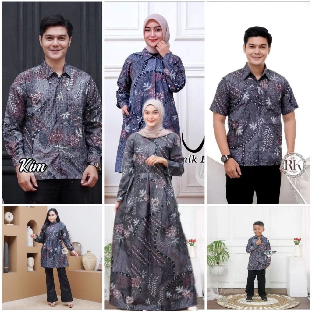 BARON | BAJU BATIK COUPLE KELUARGA AYAH IBU DAN ANAK LAKI-LAKI