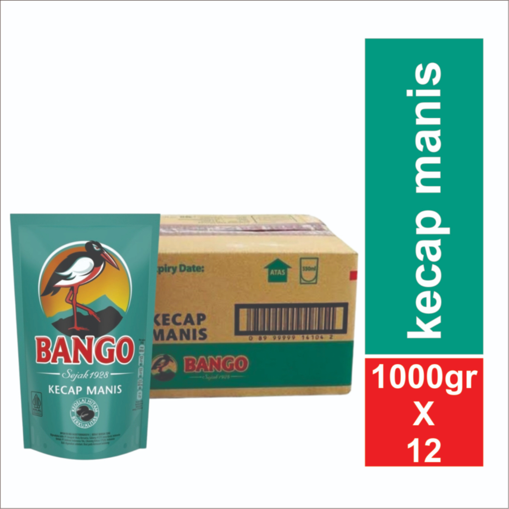 

BANGO KECAP MANIS 1 LUSIN 12X1000GR POUCH
