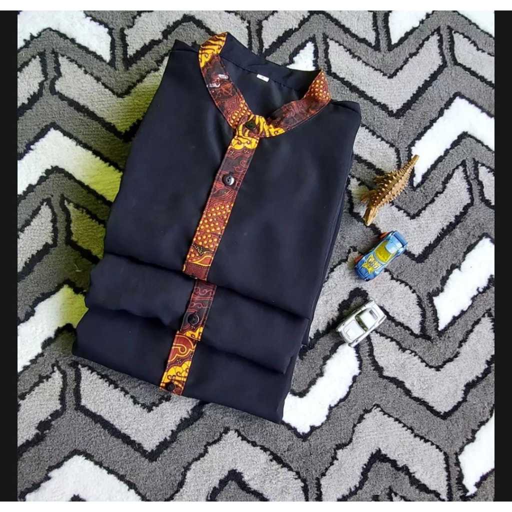 Satu set baju pangsi anak laki-laki SD & TK baju adat sunda usia 4 - 10 tahun (tanpa iket kepala)