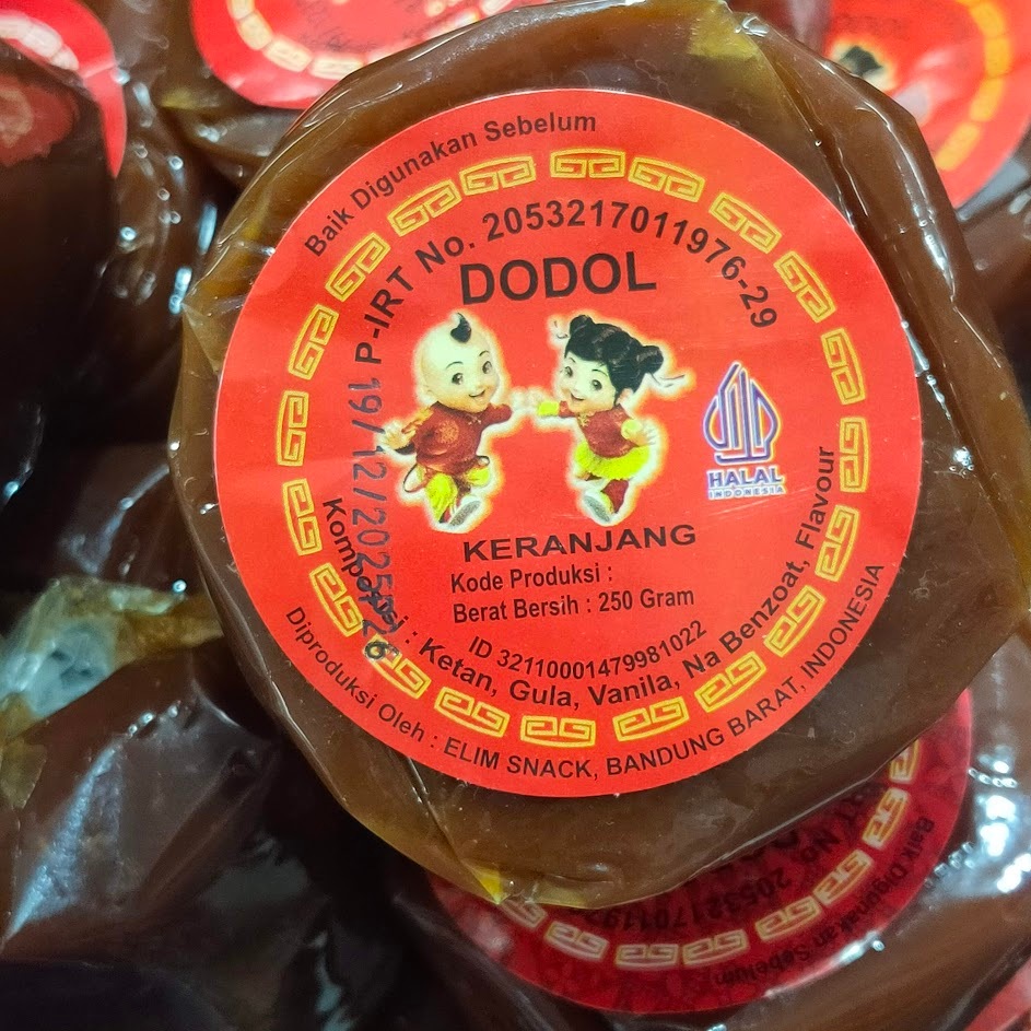 

Dodol / Kue Keranjang ELIM Snack 250gr HALAL
