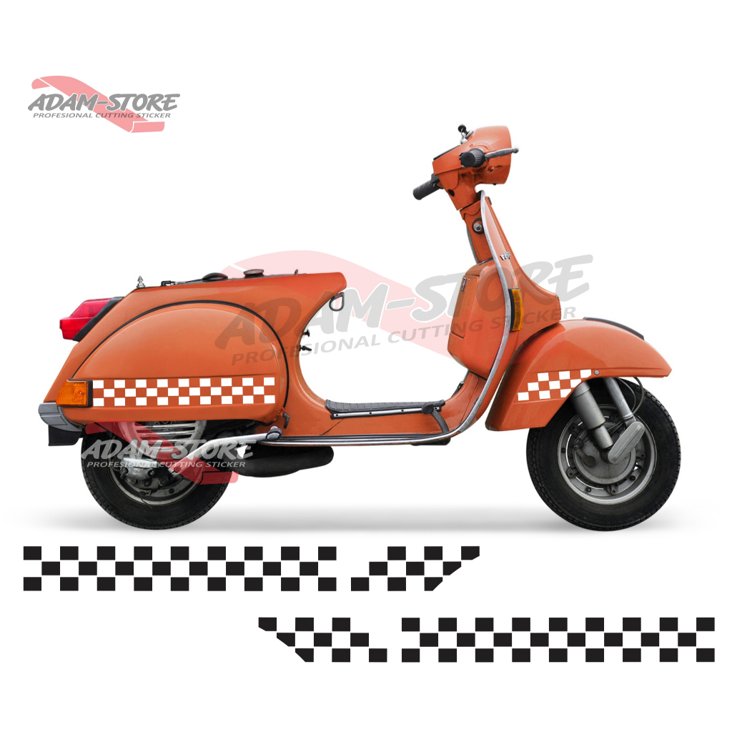 VP24 Sticker Motor Vespa Px / Striping Motor Vespa Px / Stiker Tepong Vespa Px