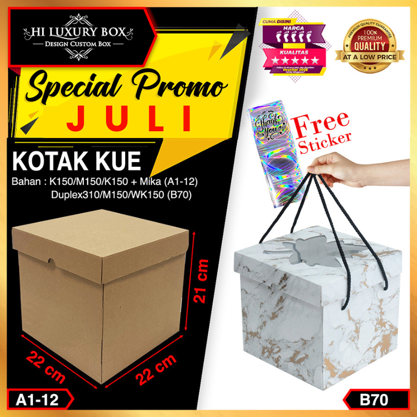 

Kotak Kado | Dus Kado | Kotak Serbaguna | Kraft | Murah 22x22x21