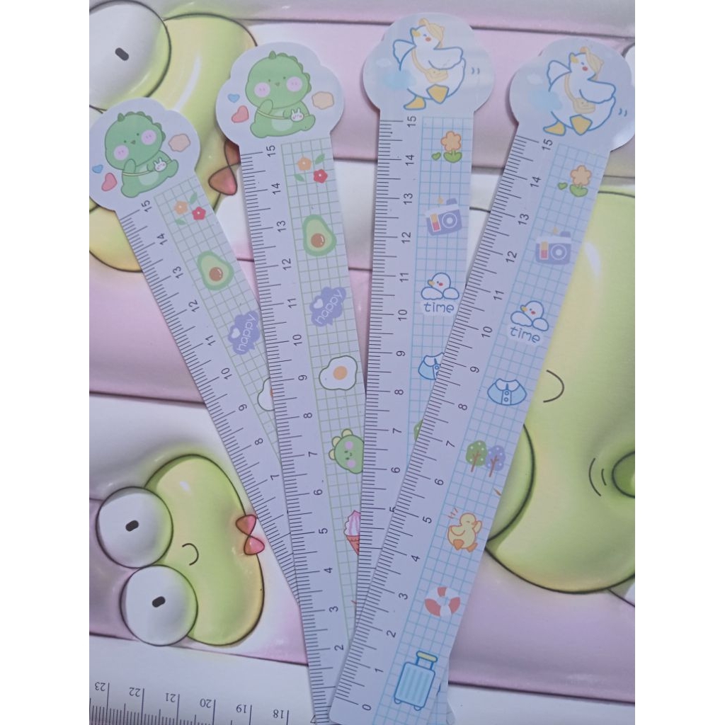 

Penggaris Plastik 15 cm Mini Lucu / Alat tulis sekolah