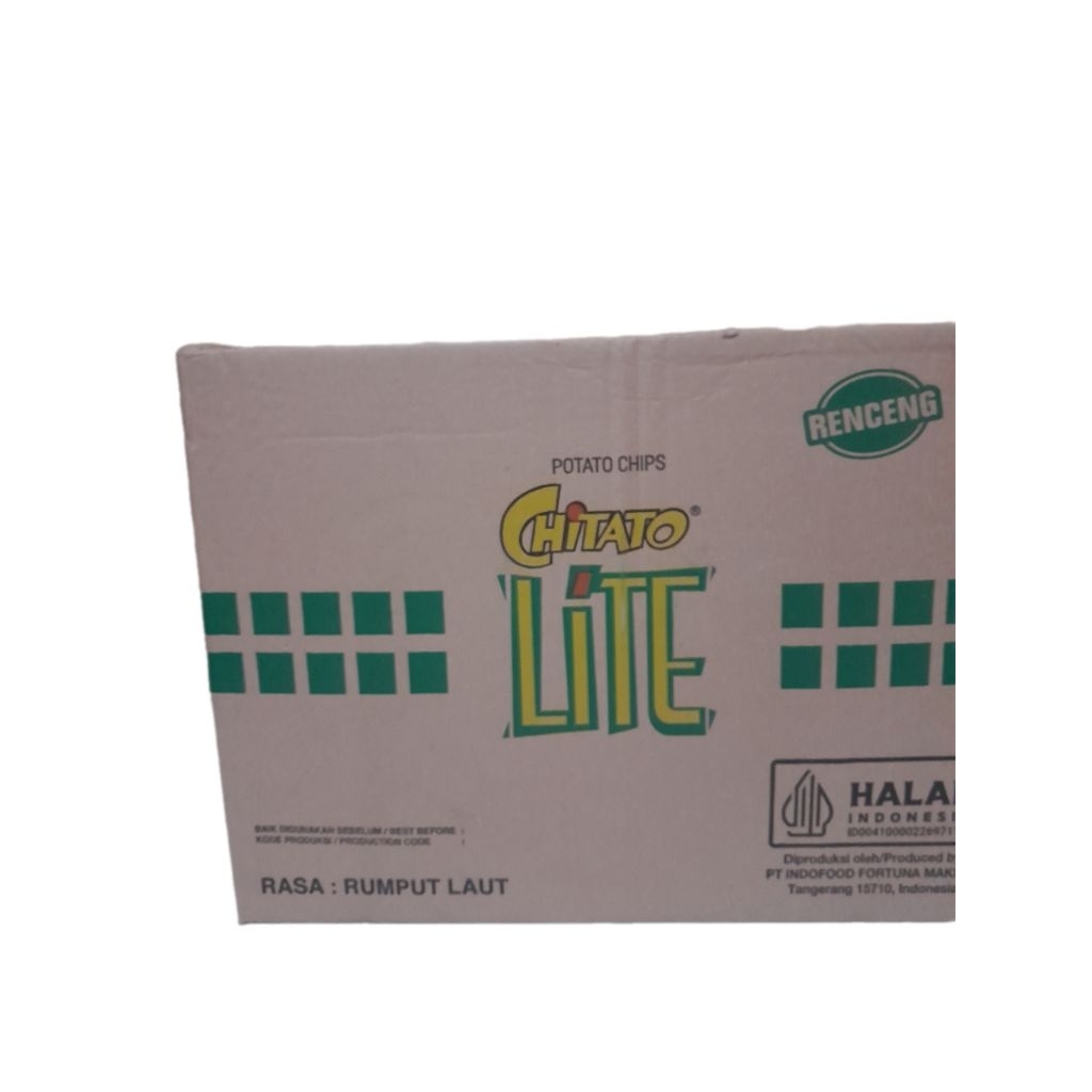 

Chiki Chitato Lite 15 gram 1 Dus ( Isi 60 Bungkus)