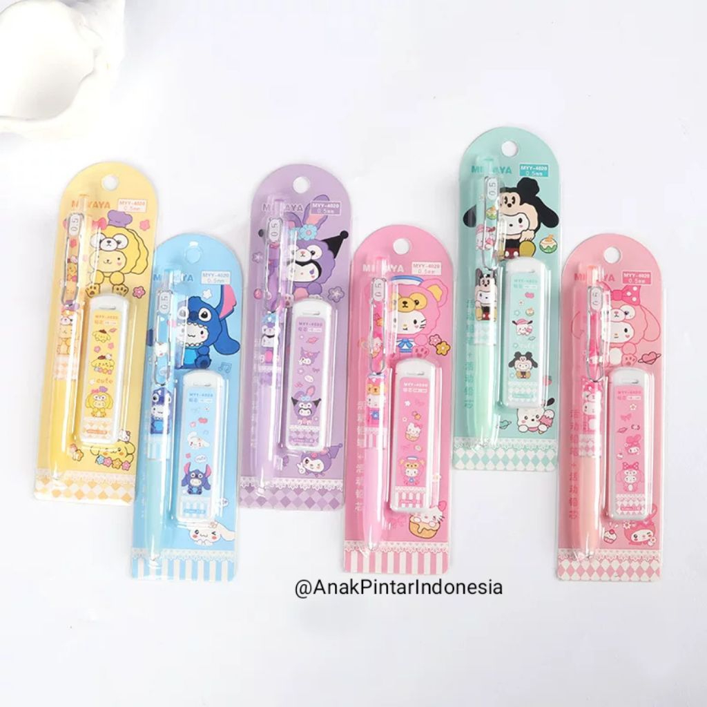 

MI YAYA SANRIO MECHANICAL PENCIL CETEK & REFILL [ MYY-4020 ]