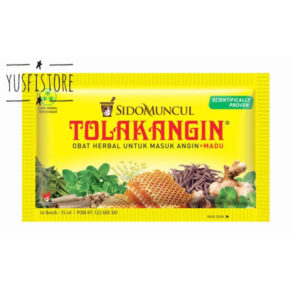 Tolak Angin Dewasa Sidomuncul SACHET 15 ml Masuk Angin Mual Perut Kembung Sakit Perut Pusing Meriang