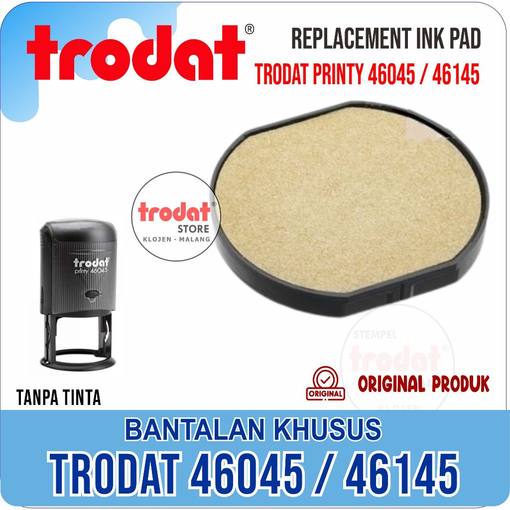 

Swap pad Trodat 46045 / 46145 DATER ink-cartridges pad TRODAT/ Bantalan Khusus Stempel TRODAT