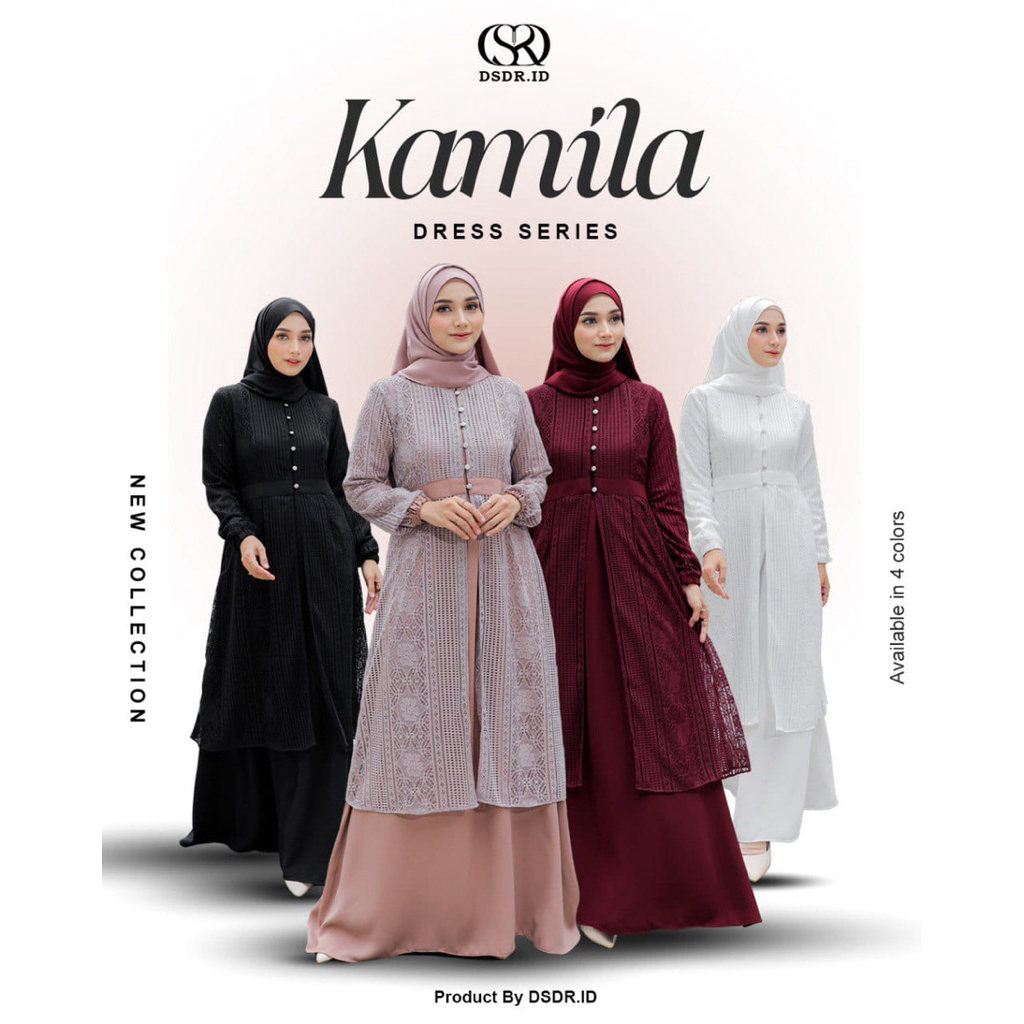 OPEN PRE ORDER Kamila dress by @dsdr.id Periode 28 Juni - 07 Juli 2025  (READY SEPTEMBER 2025) / Har