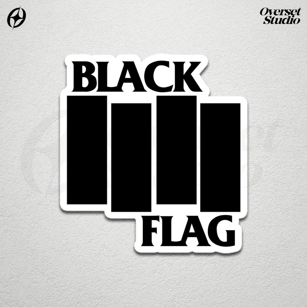 

(GRATIS ONGKIR & COD) Stiker Black Flag / Stiker Band Musik Metal Black Flag / Sticker Vinyl Glossy / Sticker Band Logo Black Flag / Black Flag Sticker Aesthetic Music / Stiker Brand Lokal / Stiker Satuan / Sticker Custom / Sticker Helm / Stiker Tumbler