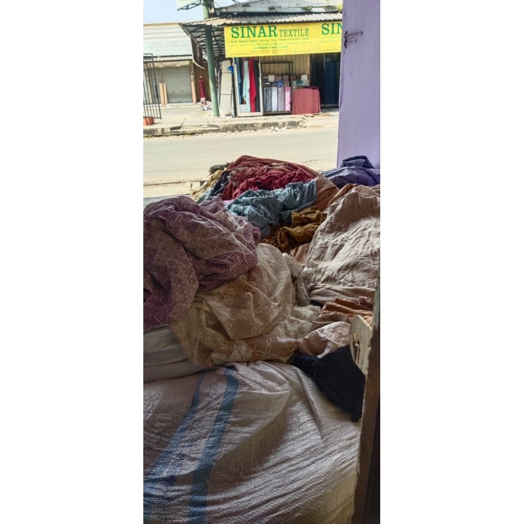 Kain katun polos kiloan / kain rayon kiloan / kain kiloan