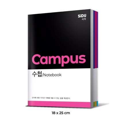 

BUKU TULIS BOXY SIDU CAMPUS EDISI KOREA isi 42 ( 5 pcs)