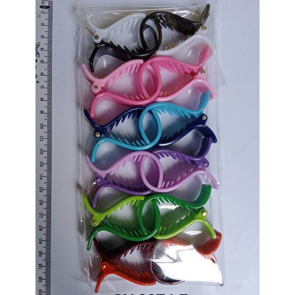( 12PCS ) JEPIT RAMBUT SALON IKAN GIGI TARING TERTERA UNTUK 1/LUSIN