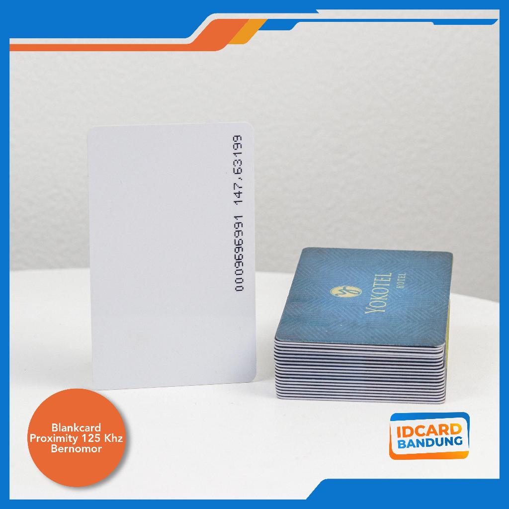 

Blank id card Thermal 125 khz bernomer ID Card Em4100 PVC Card 0.8