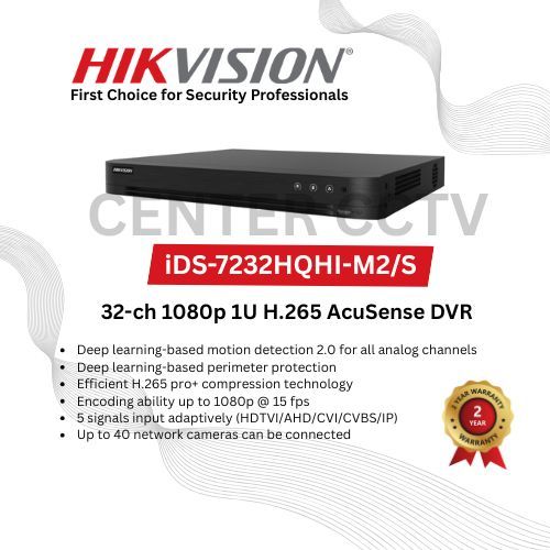 iDS-7232HQHI-M2/S Hikvision DVR NVR Kamera CCTV 5MP 32CH+8CH IP Camera